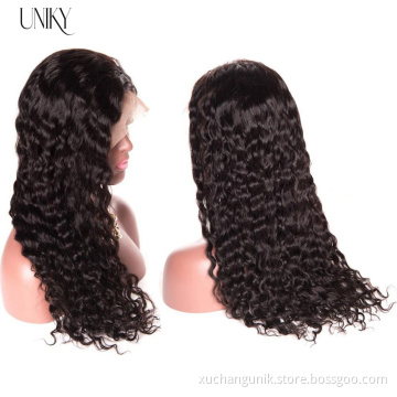 Deep Wave Unprocessed Raw Brazilian Wig Vendor Brazilian Virgin Hair Full Lace Closure Human Hair Wig 40 Inch Human Hair Wig